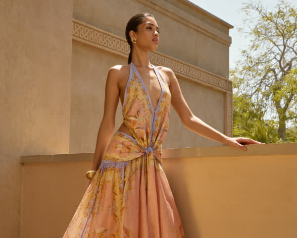 strapless open back dress Stacia Dress main image 1