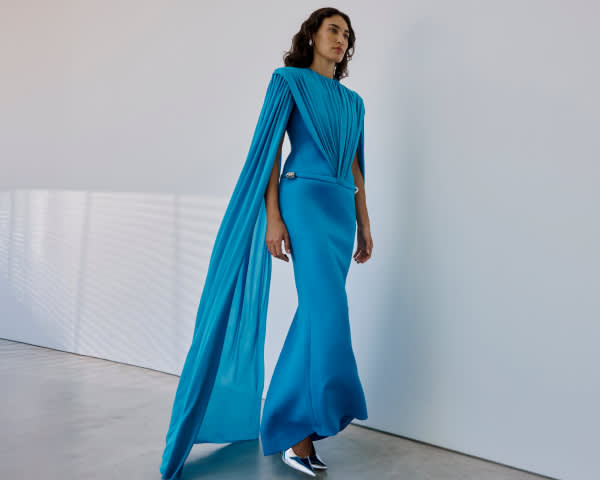 roksanda demetria asymmetric wool jersey dress Roksanda Demetria Asymmetric Wool-Jersey Dress In Light Blue - 60% Off