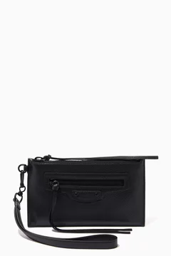 【BALENCIAGA】 Neo Classic XS Pouch Balenciaga Black Small Neo Classic Pouch Balenciaga