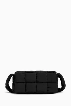 Buy Bottega Veneta Black Cassette Bag in Padded Intrecciato Nylon