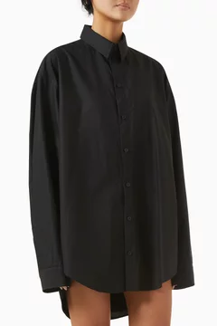 スカート BALENCIAGA 'Suspended' dress Buy Balenciaga Black Suspended Shirt Mini Dress in Cotton