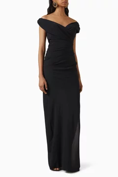☆要在庫確認☆ 【JACQUEMUS】LA ROBE RITA' DRESS Black La Robe Rita Longue gown Jacquemus - women - JACQUEMUS