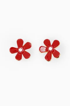【関税＆送料込み】Marni 'Flower Pop' Earrings Black enameled metal Flower Pop earrings | Marni