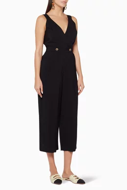 Lara top button jumpsuit