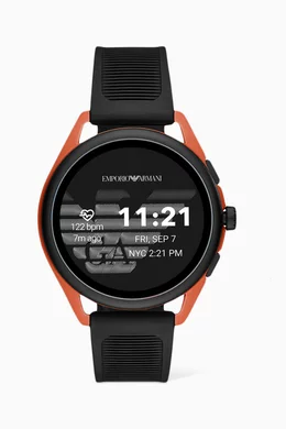 Buy Emporio Armani Black Connected Matteo Sport Smartwatch for Men