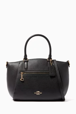 Coach polished pebble sale leather elise satchel