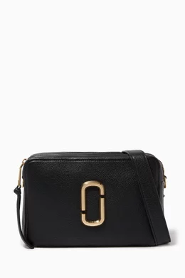 Marc Jacobs Black Leather The Softshot 27 Shoulder Bag Marc Jacobs