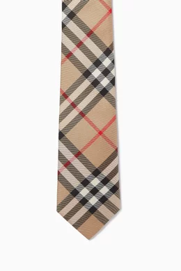 Modern cut best sale check silk tie