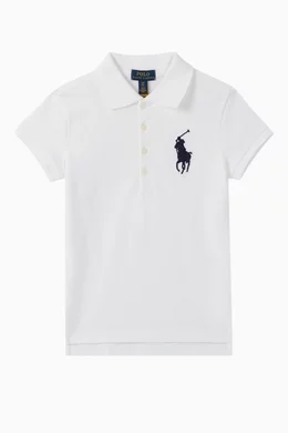 Big pony stretch mesh polo on sale