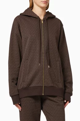 Michael kors top hoodie brown