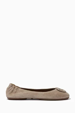Tory burch suede minnie new arrivals flats
