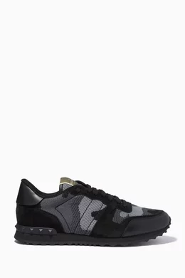 Valentino garavani camouflage rockrunner sneakers store