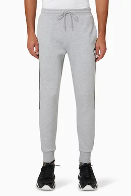 Buy Michael Kors Grey Logo tape Sweatpants in Cotton jersey for