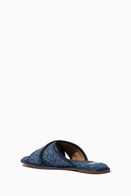Michael kors velvet slides store