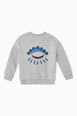 Kenzo grey eye sweatshirt store