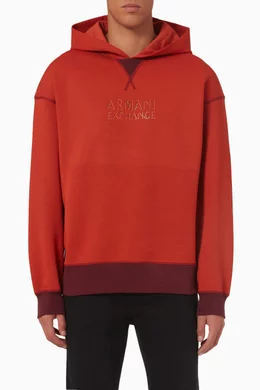 Armani exchange clearance orange hoodie