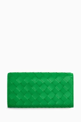 Continental wallet in intrecciato nappa online
