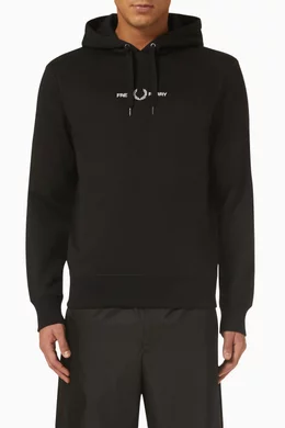 Fred perry deals embroidered hoodie