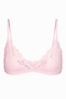 Buy SKIMS Pink Fits Everybody Lace Bralette for Women in Kuwait