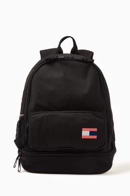 Buy Tommy Hilfiger Black Flag Backpack Pencil Case Set for