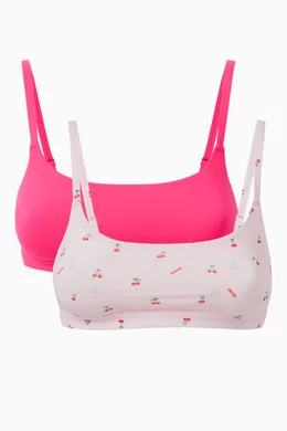 Buy SKIMS Pink Fits Everybody Scoop Bralette Pack, Set of 2 for