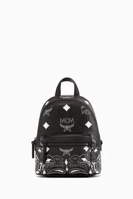 Mcm backpack sale mini black