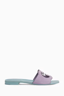 Gucci deals purple sandals