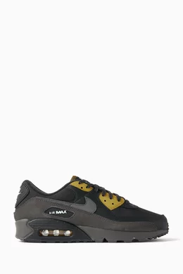 Buy Nike Black Air Max 90 EWT Sneakers in Leather and Suede for
