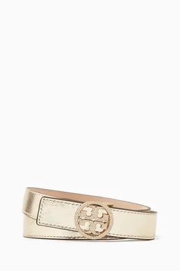 Buy Tory Burch Gold Miller Crystal Embellished Belt in Leather for Women in  Kuwait