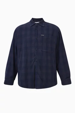 balenciaga oversized flannel