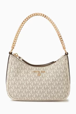 Michael kors white side bag hotsell
