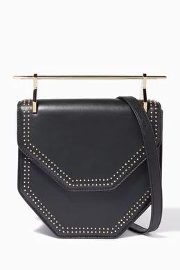 Buy M2Malletier Black Black Amor Fati Leather Shoulder Bag for Women Online Ounass Kuwait