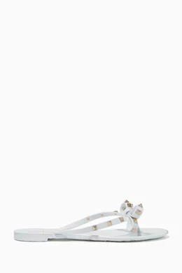 Buy Valentino Garavani White Valentino Garavani Rockstud Thong