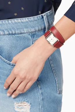 Buy Coach Red Silver Red Renwick Double Wrap Watch for Women Online Ounass Kuwait