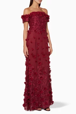 black lace dress belt Petite Long Black Formal Dress: R&M Richards 3253P Black/Nude / 4P main image 1