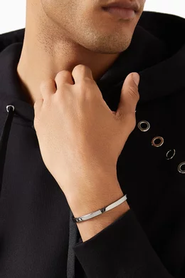 【Miansai】Singular Cuff,Matte Silver Singular Cuff Bracelet, Sterling Silver | Men's Cuffs | Miansai