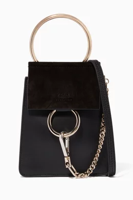 Buy Chloé Black Black Small Faye Bracelet Bag for Women Online