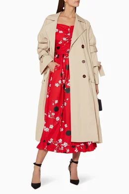 Isa arfen trench coat store
