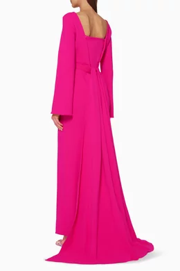 Brandon maxwell pink gown online