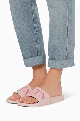 Vltn slides pink cheap