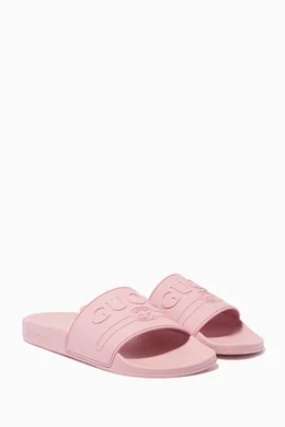 All pink gucci slides store