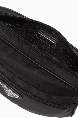 Buy Prada Black Black Mini Nylon Belt Bag for Women Online Ounass Kuwait