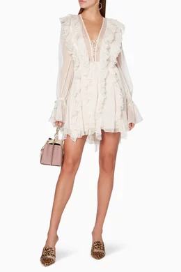 maxi dress with slip Printed Mesh – Ashley Stewart color: pure white May be worn with Puro Lino Wholesale Linen Color:Fuschia