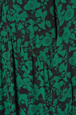 Buy WHISTLES Green Green Deco Floral Print Shirt Dress for Women Online Ounass Kuwait