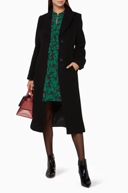 Whistles penelope coat black store