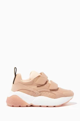 Buy Stella McCartney Neutral Beige Eclypse Velcro Sneakers for