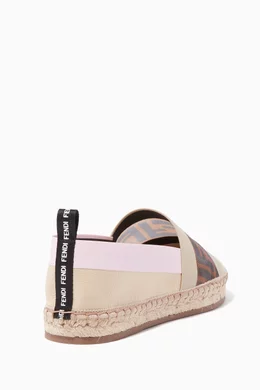 Buy Fendi White Canvas Tech Mesh Espadrilles for Women Online Ounass Kuwait