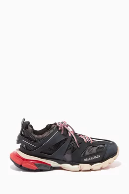 Buy Balenciaga Black Tess S. Gomma Track Sneakers for Men Online Ounass Kuwait