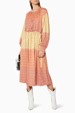 Buy Stine Goya Pink Multi Coloured Daisy Print Ophelia Dress for Women Online Ounass Kuwait