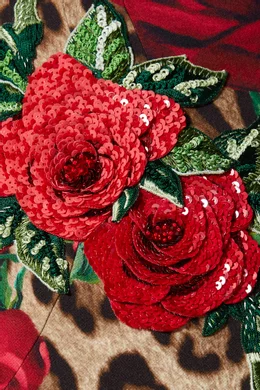 Dolce Gabbana Garden Print Midi